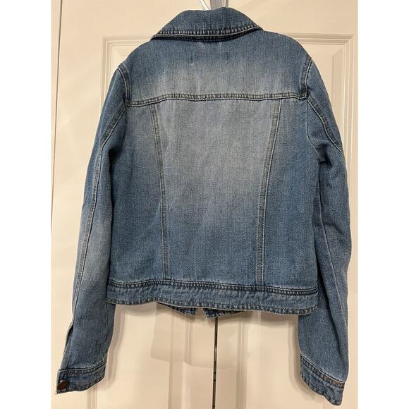 Jou Jou Premium Denim Collection Blue Jean Jacket Size Women's Small - Picture 6 of 13